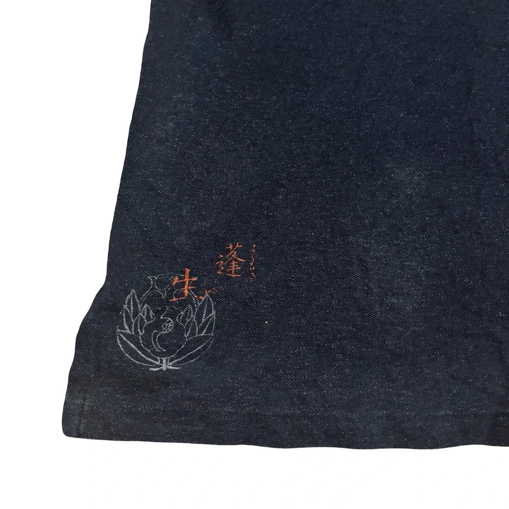 Polo Ralph Lauren Mens XL Custom‎ Slim Fit Dragon Graphic Polo Shirt Navy Blue
